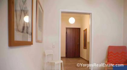Entrance and living room